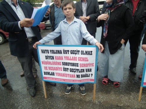 Kuzuluk'ta Kavşak Eylemi 