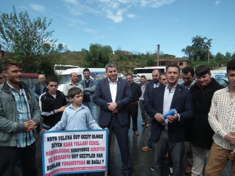 Kuzuluk'ta Kavşak Eylemi 