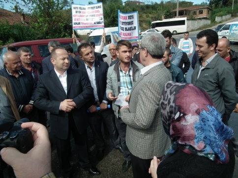 Kuzuluk'ta Kavşak Eylemi 