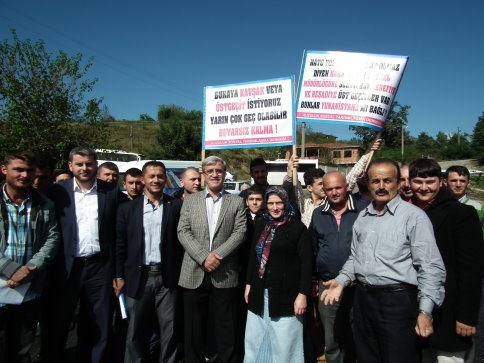 Kuzuluk'ta Kavşak Eylemi 