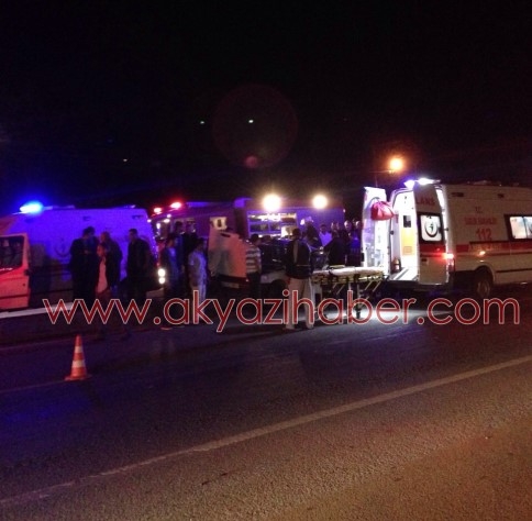 Ormanköy sapağında 2 Otomobilin karıştığı kazada 5 kişi yaralandı