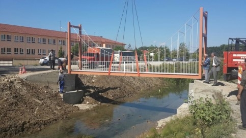 Karacasu Üzeri Yaya Köprüsü Tamam