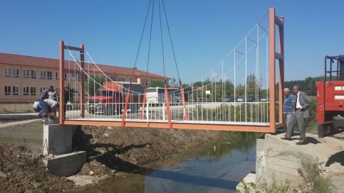 Karacasu Üzeri Yaya Köprüsü Tamam
