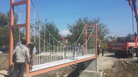 Karacasu Üzeri Yaya Köprüsü Tamam