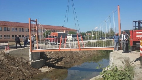 Karacasu Üzeri Yaya Köprüsü Tamam