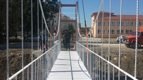 Karacasu Üzeri Yaya Köprüsü Tamam