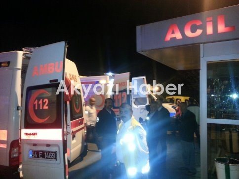 Servis Aracıyla Taksi Çarpıştı 7 Kişi Yaralandı
