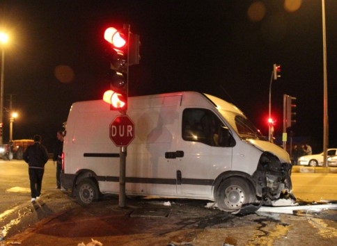 Ormanköy Kavşağında Trafik Kazası 
