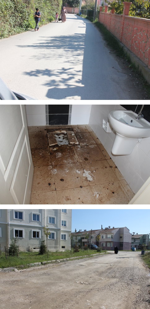 TOKİ Evlerine Lağım Bastı