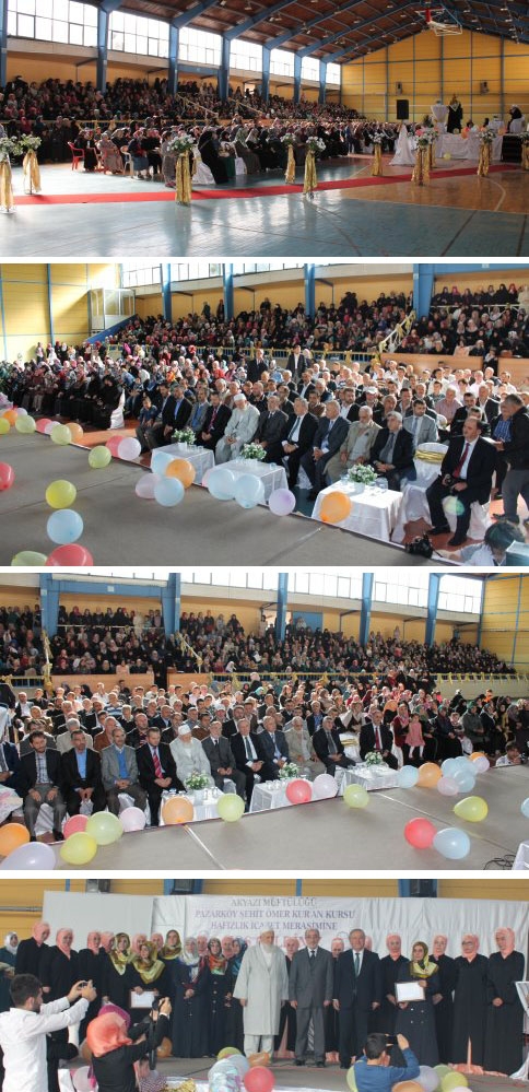 Hafızlığını Tamamlayanlara Taç Giydirildi