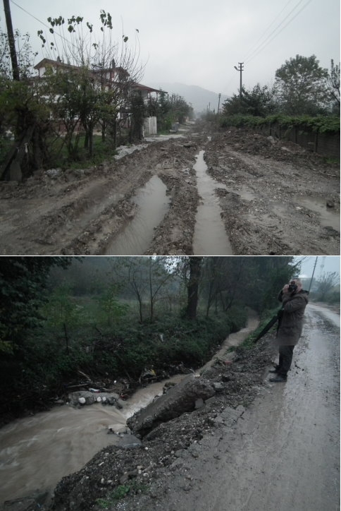 Başkan Akcan Selde Zarar Gören Yerleri İnceledi