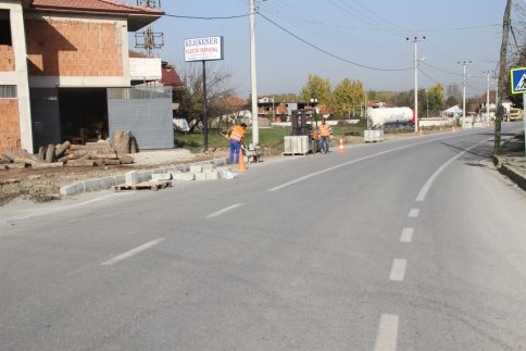 Hastane Mahesi Kaldırım Çalışması Hızlandı