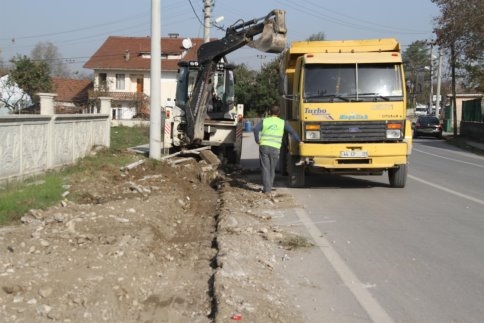 Hastane Mahesi Kaldırım Çalışması Hızlandı