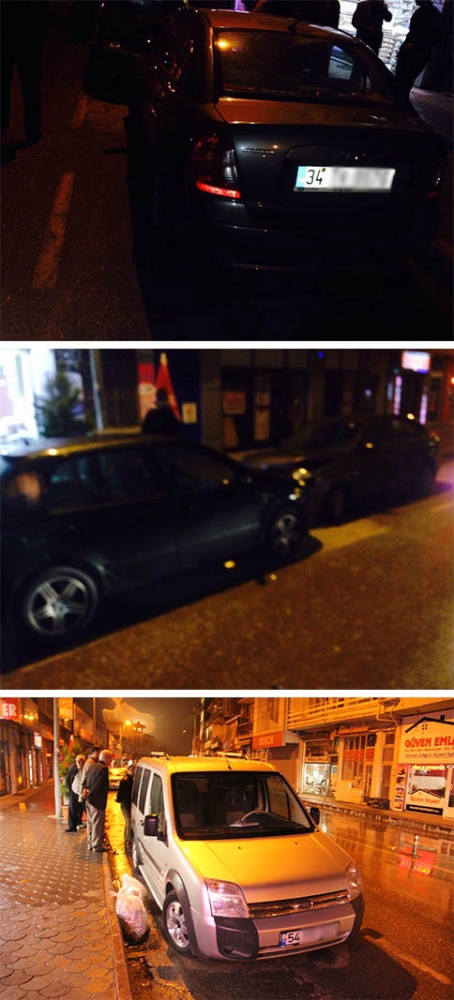 Bankalar Caddesinde Zincirleme Kaza