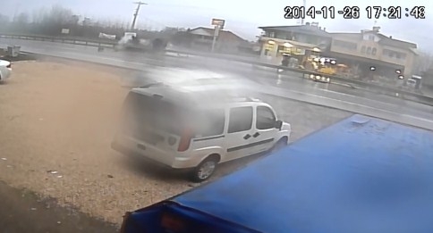 ŞAHİN'in Takla Atma Anı Saniye Saniye Kamerada