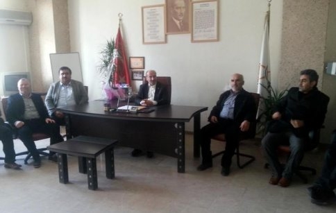 Muhtarlardan İlçe Başkanına Hayırlı Olsun Ziyareti