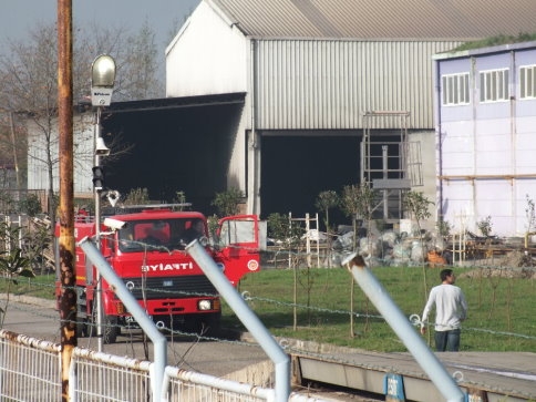 Fabrikada Yangın Korkuttu