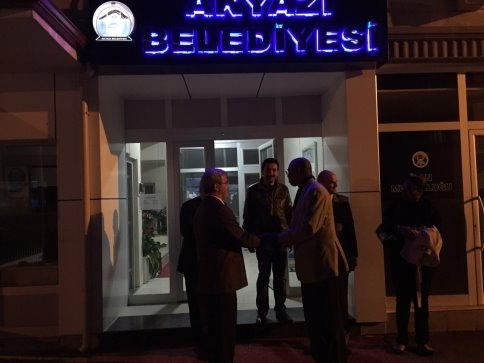 Başkan Akcan'ın Akşam Mesaisi