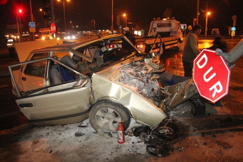 Ormanköy'de Trafik Kazası 5 Yaralı