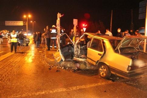 Ormanköy'de Trafik Kazası 5 Yaralı