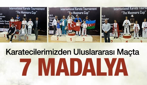 Karatecilerimiz Uluslararası Maçtan 7 Madalya