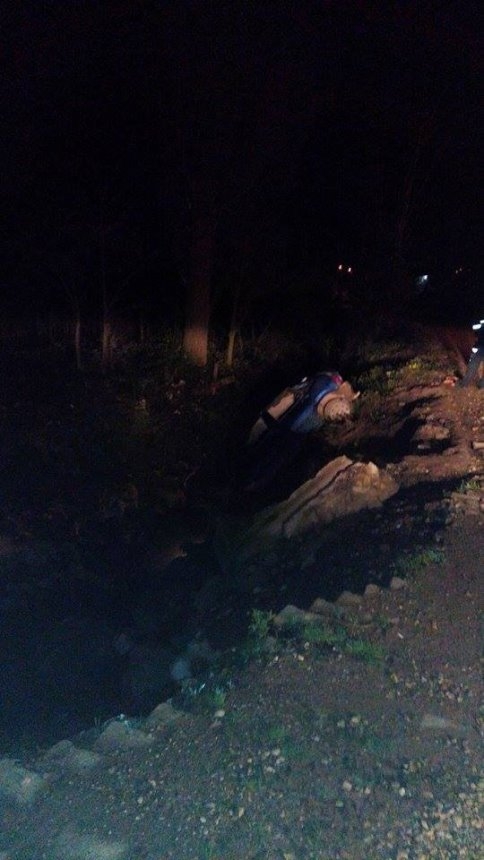 Araç Dere Yatağına Uçtu