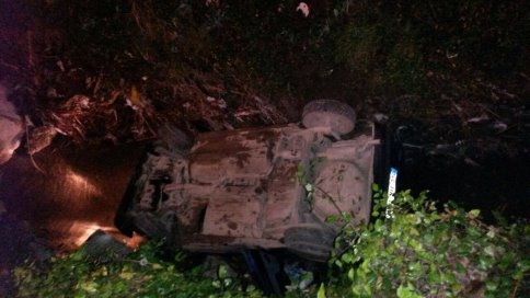 Araç Dere Yatağına Uçtu