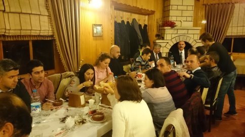 Ramazan Hacıeyüpoğlu’na Veda Yemeği 