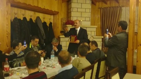 Ramazan Hacıeyüpoğlu’na Veda Yemeği 