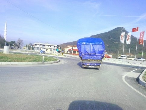 Trafikte Tehlike Saçtı