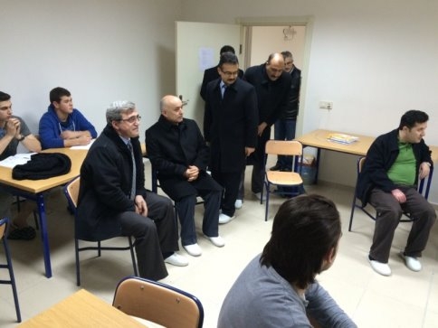 Yatılı Kalan Öğrencileri Ziyaret Ettiler