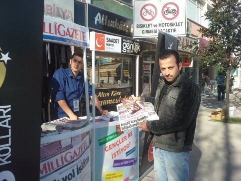 Saadet Partisi Stand Çalışması