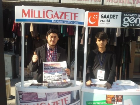 Saadet Partisi Stand Çalışması