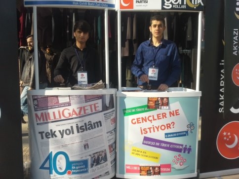 Saadet Partisi Stand Çalışması