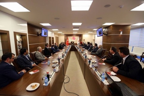 Ak Parti Akyazı İlçe Teşkilatı Bakan İslam'ı Ziyaret Etti