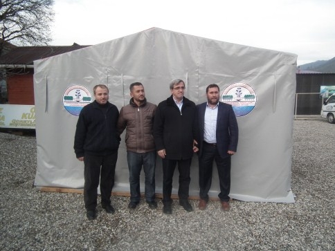 Yenilenen Çadırlar Kuzuluk Mahesi'ne Teslim Edildi