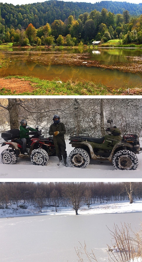 Keremali Gölü Dondu