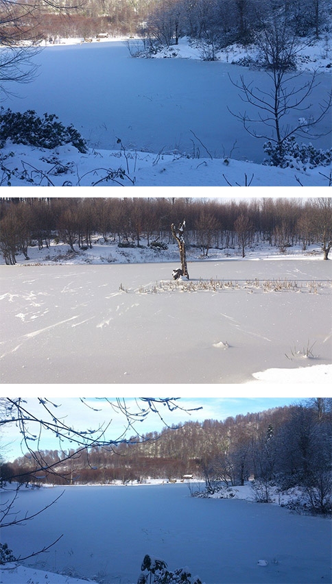 Keremali Gölü Dondu