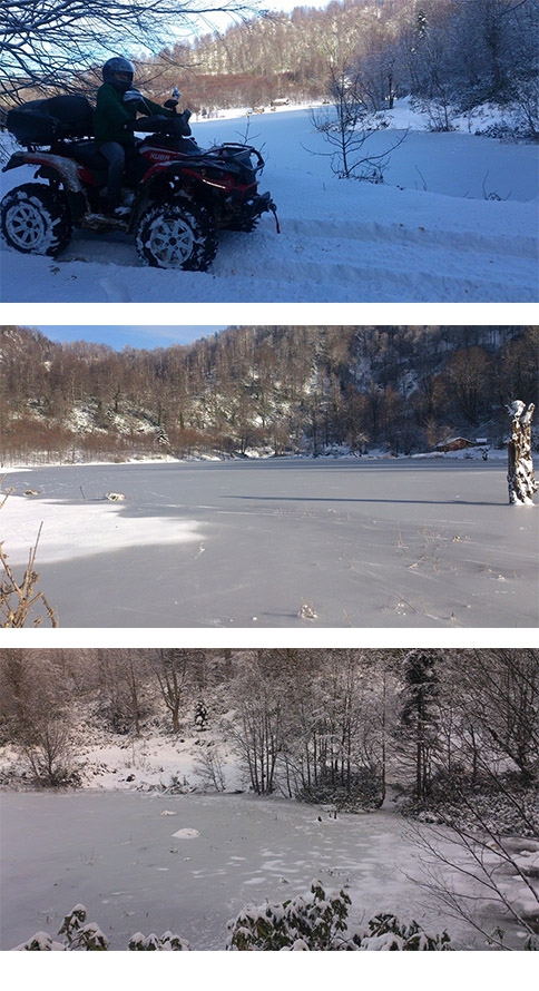 Keremali Gölü Dondu