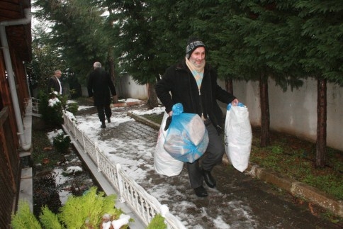 İlçemizdeki  Suriyelilere Yardım