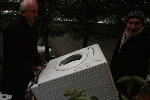 İlçemizdeki  Suriyelilere Yardım