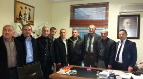 Ak Parti İlçe Teşkilatı Dr.Yavuz Tepeçınar’ı Ziyaret Etti