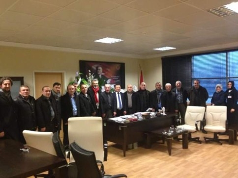 Ak Parti İlçe Teşkilatı Dr.Yavuz Tepeçınar’ı Ziyaret Etti