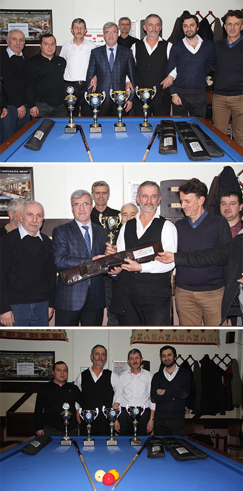 Akyazı Belediyesi 3 Bant Bilardo Turnuvası Yapıldı