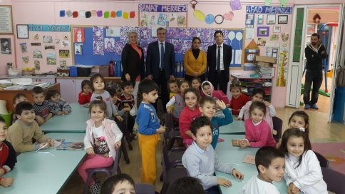 
Başkan Akcan'dan Geleceğin Büyüklerine Ziyaret