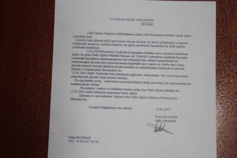 Akyazı Halk Eğitim Merkezi Müdüründen Başörtülü Sporculara Hakaret