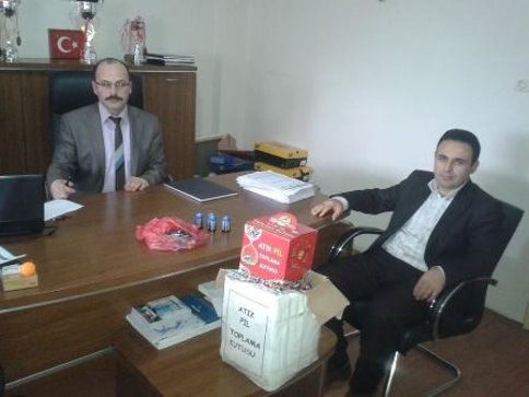 Taşburun İlk Ve Orta Okulu Atık Pil Kampanyasına Katıldı