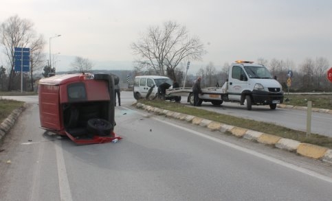 Batakköy Kavşağında Yine Kaza