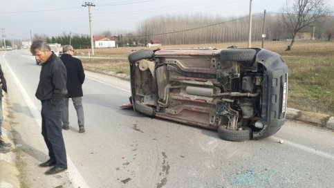 Batakköy Kavşağında Yine Kaza