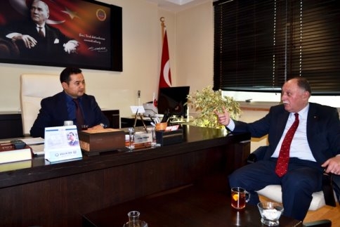 Bayraktar'dan Başhekim Tepeçınar'a Ziyaret